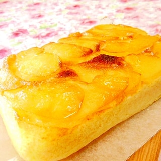 タルトタタン風❤林檎のメープルバター・ラム・ケーキ